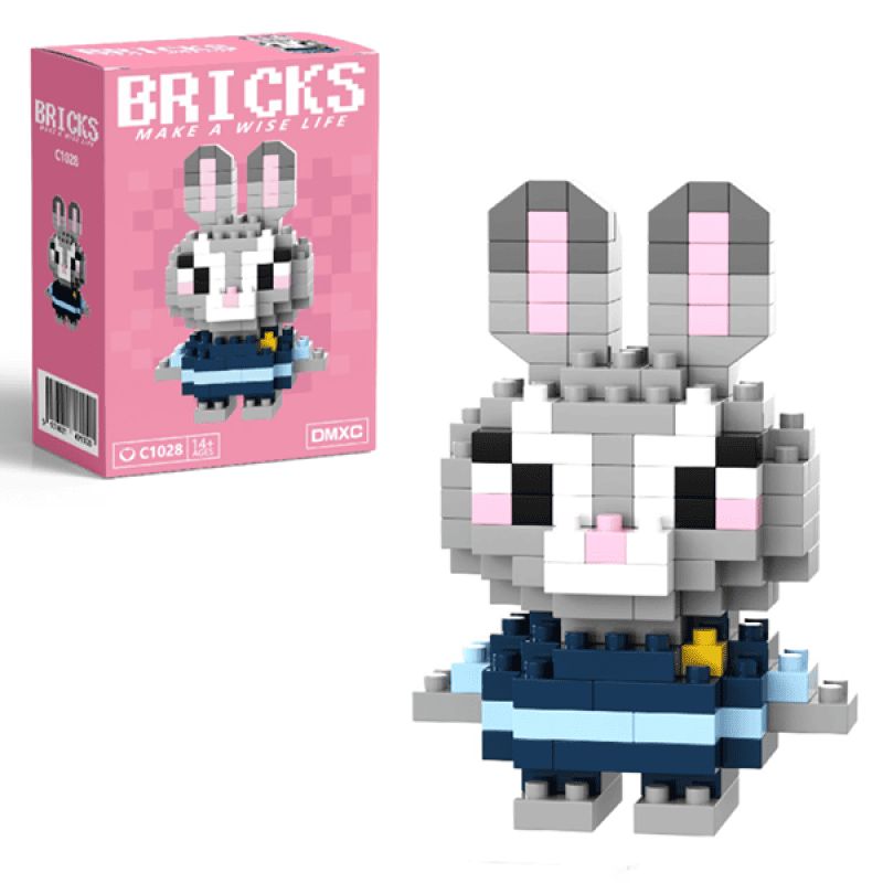 Judy Hopps Mini Brick Figure