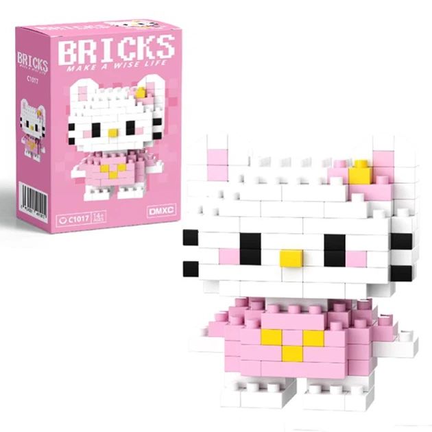 Hello Kitty Pink Mini Brick Figure