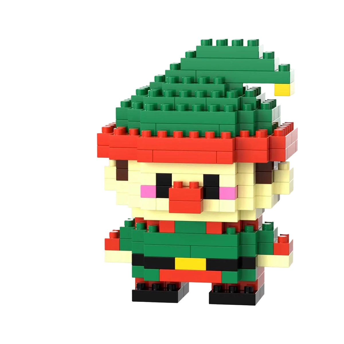 Christmas Elf – Pixel Building Block Figure